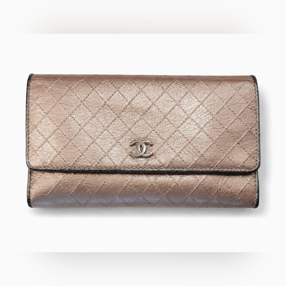 Chanel Champagne/Rose Wallet | Mixed Metal | Excellent Condition - Picture 11 of 11